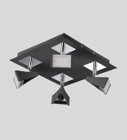 FILIPPO black square ceiling light