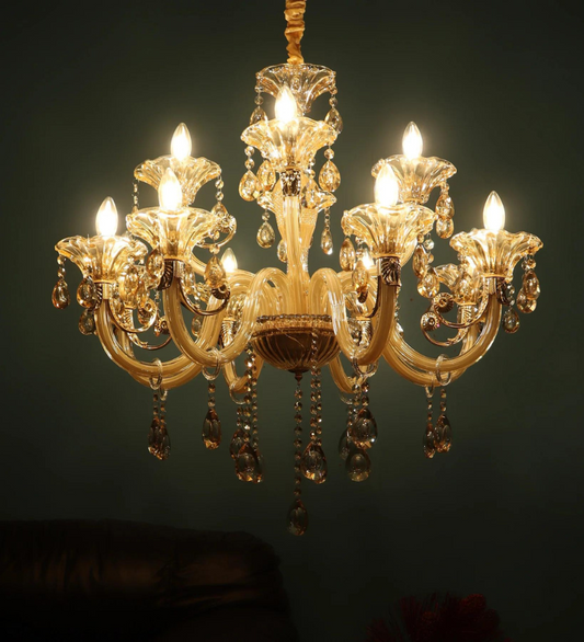 LUMINA ITALIAN  TWELVE LIGHT CHANDELIER