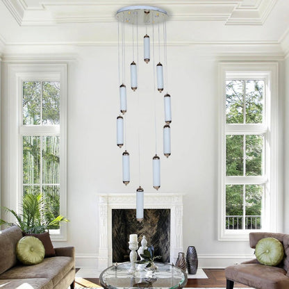 Chimes Double Height Chandelier - 10 Light