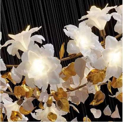 Elegant Lotus Chandelier