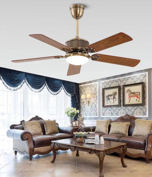 Onyx Cocoa Fan Chandelier