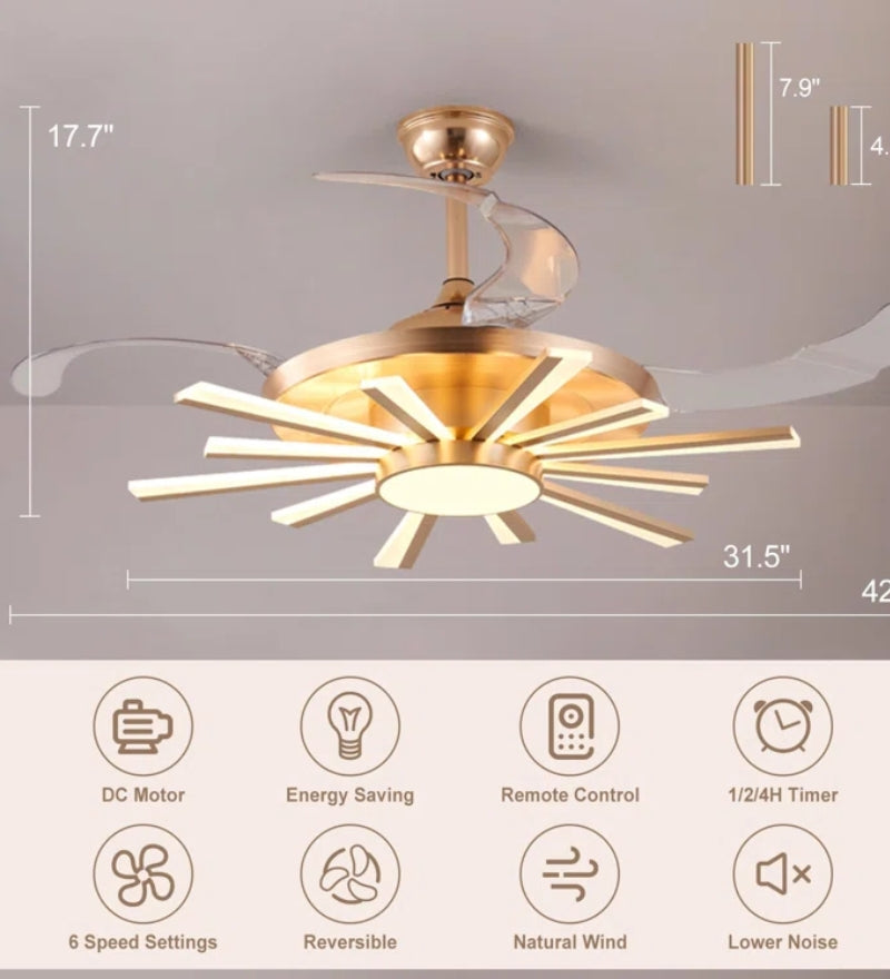 Whirlwind Elegance Chandelier