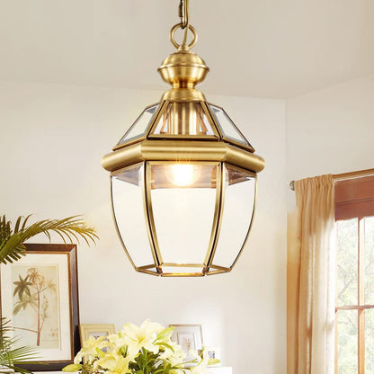 Vintage Brass Antique Pendant Lamp