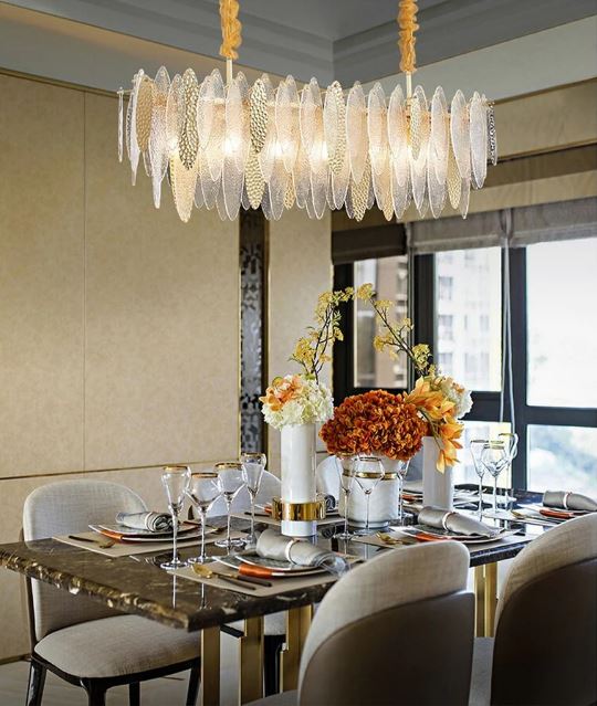 Beach View Oval Chandelier