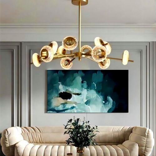 Crown Crystal Modern Chandelier