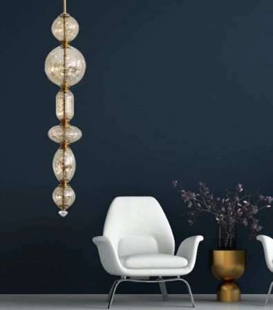 LUXURY GLASS LED PENDANT LIGHT BY GLOSS