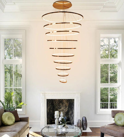 JOIDE DOUBLE HEIGHT CHANDELIER