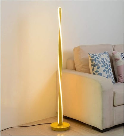 TWIST Gold Floor Lamp