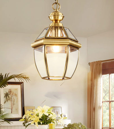 Vintage Brass Antique Pendant Lamp