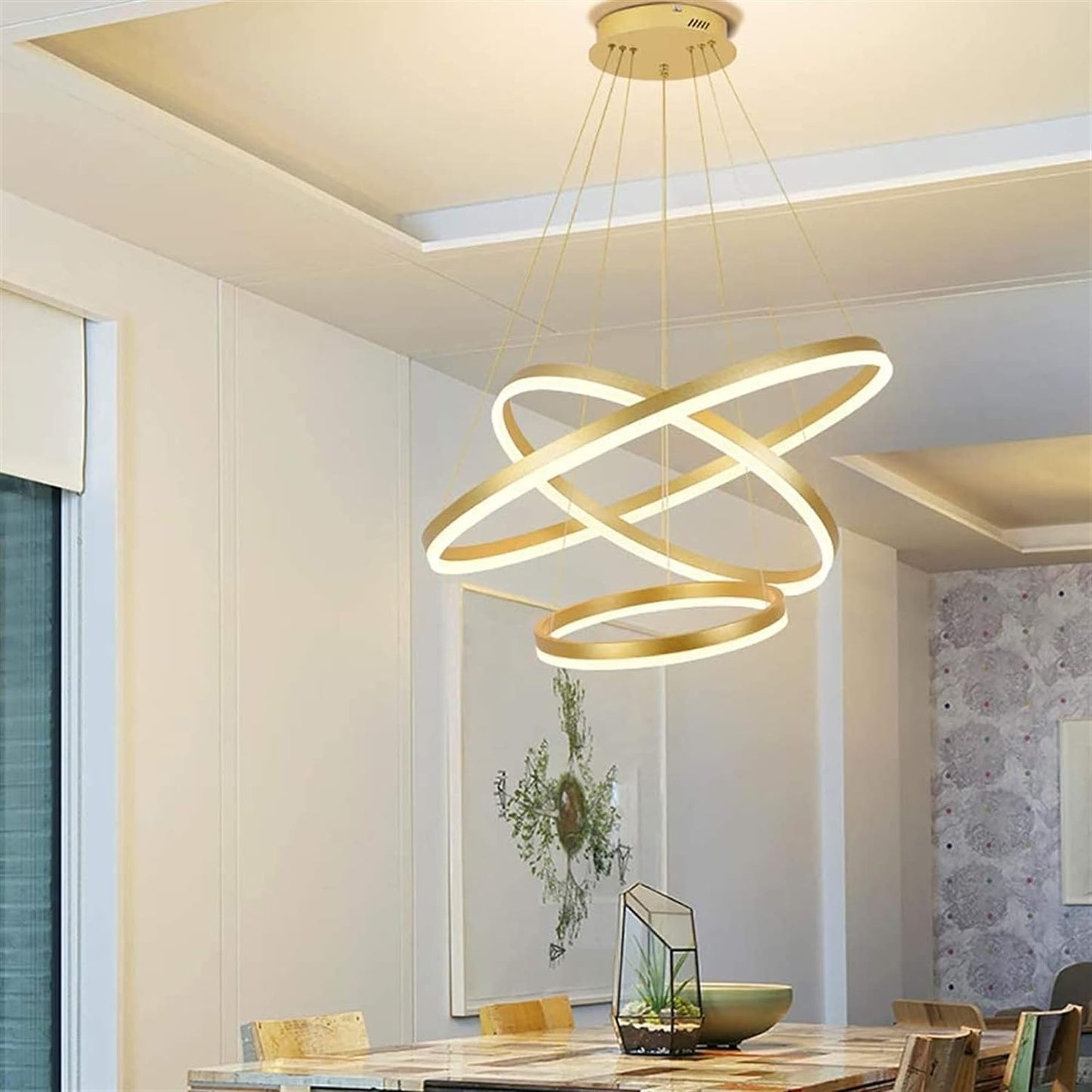 VONN MODERN THREE RING CHANDELIER