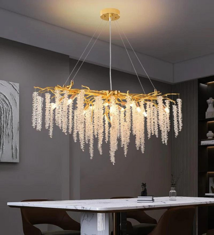 LUCIANO Modern Drop Linear Chandelier