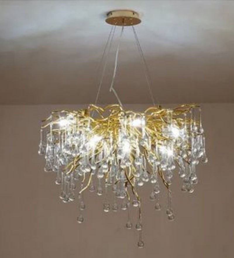 Antler Modern round Chandelier -Small