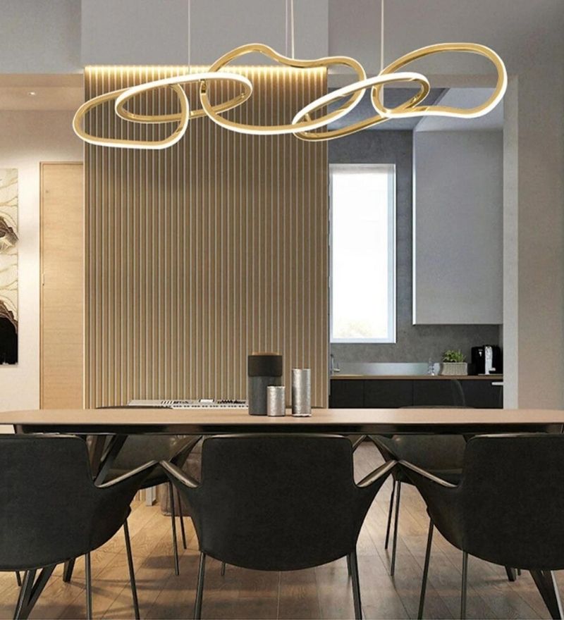 5 Ring Modern Linear Chandelier