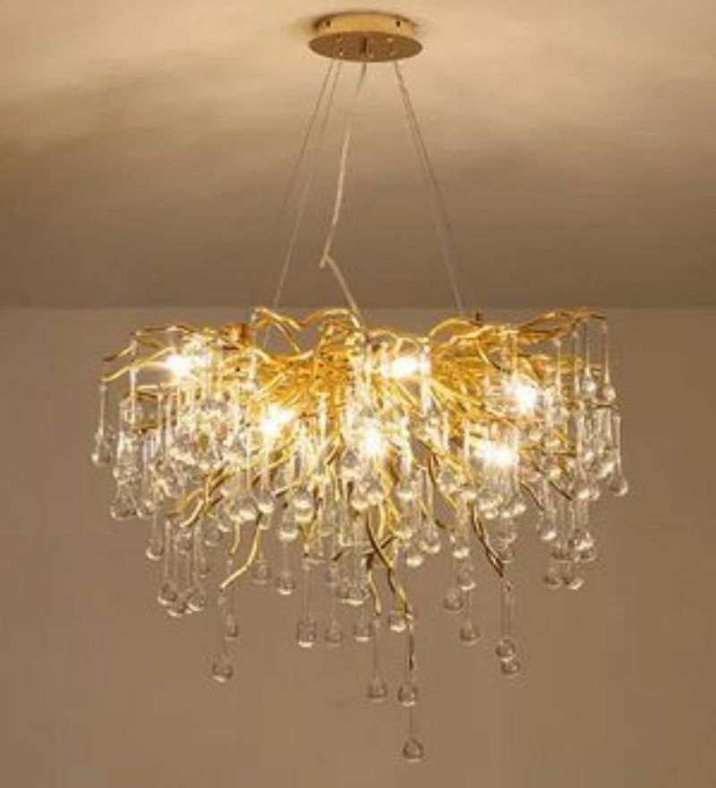 Antler Modern round Chandelier -Small