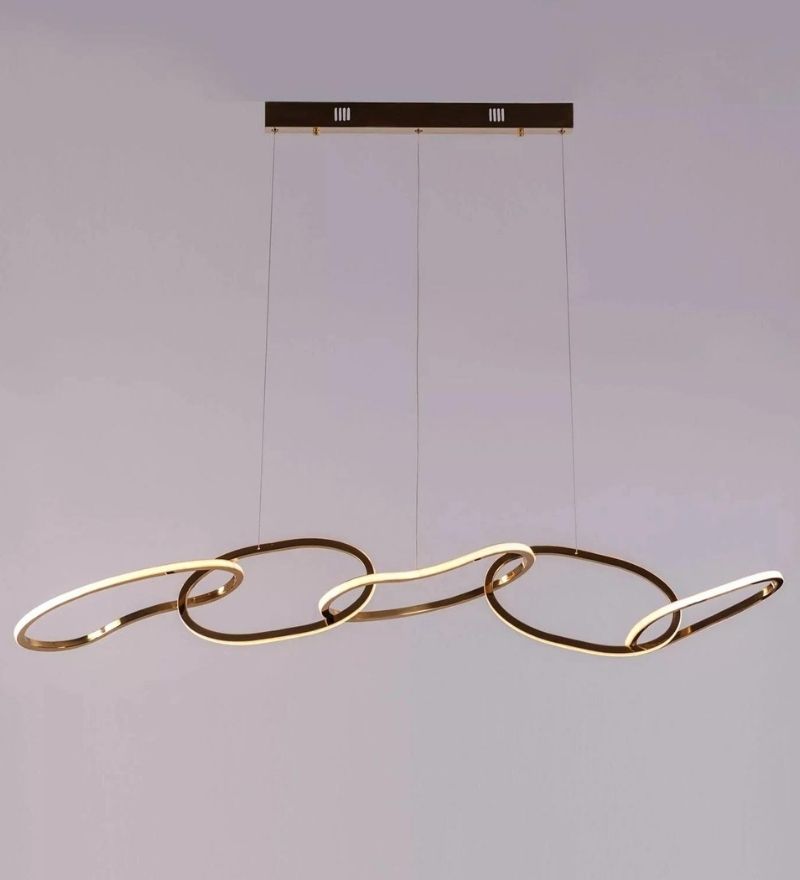 5 Ring Modern Linear Chandelier