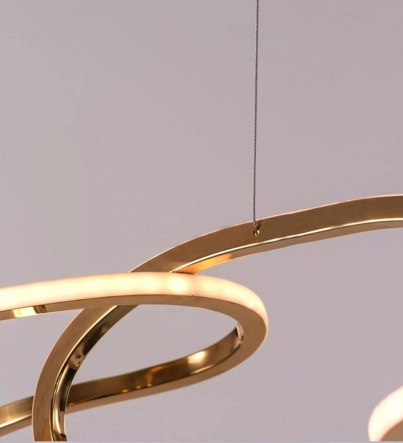 5 Ring Modern Linear Chandelier