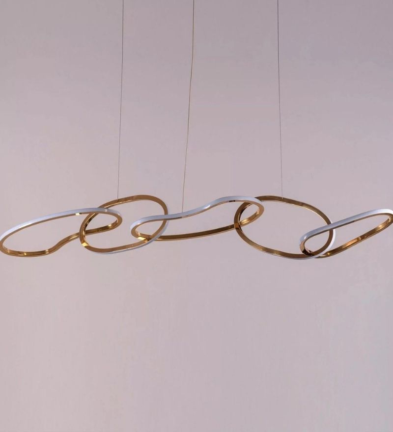 5 Ring Modern Linear Chandelier