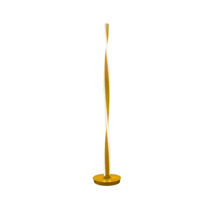 TWIST Gold Floor Lamp