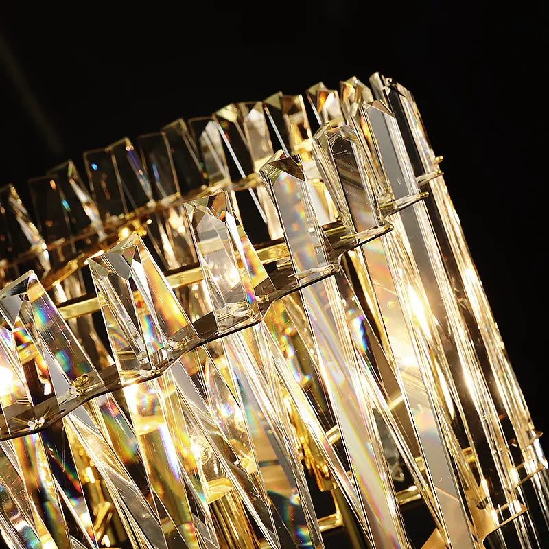 Stello Rectangular Crystal Chandelier