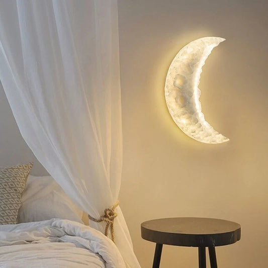 Led Moon Wall Light