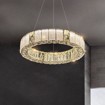 CRYSTAL RINGS CHANDELIER