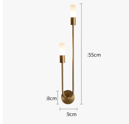 Naya Twin Drop Wall Lamp – Minimalist Luxe Illumination