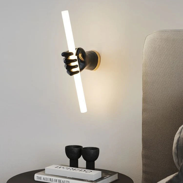 LED Black Long Modern Wall Light