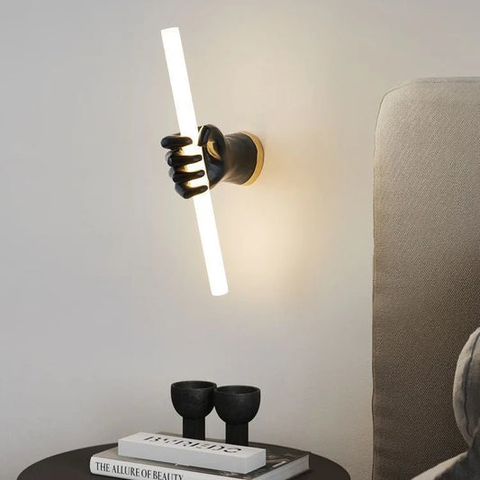 LED Black Long Modern Wall Light