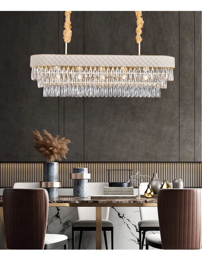 MOSQUE LEATHER LINEAR  CHANDELIER