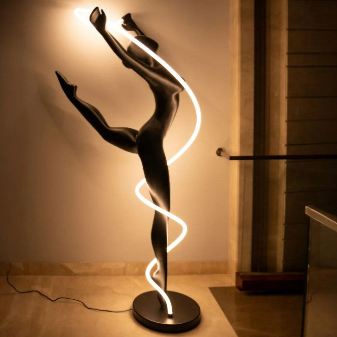 Radiant sculpture Floor Lamp