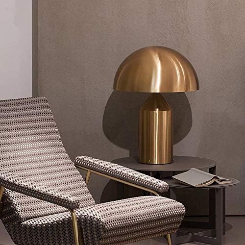 GOLD METAL SHADE TABLE LAMP