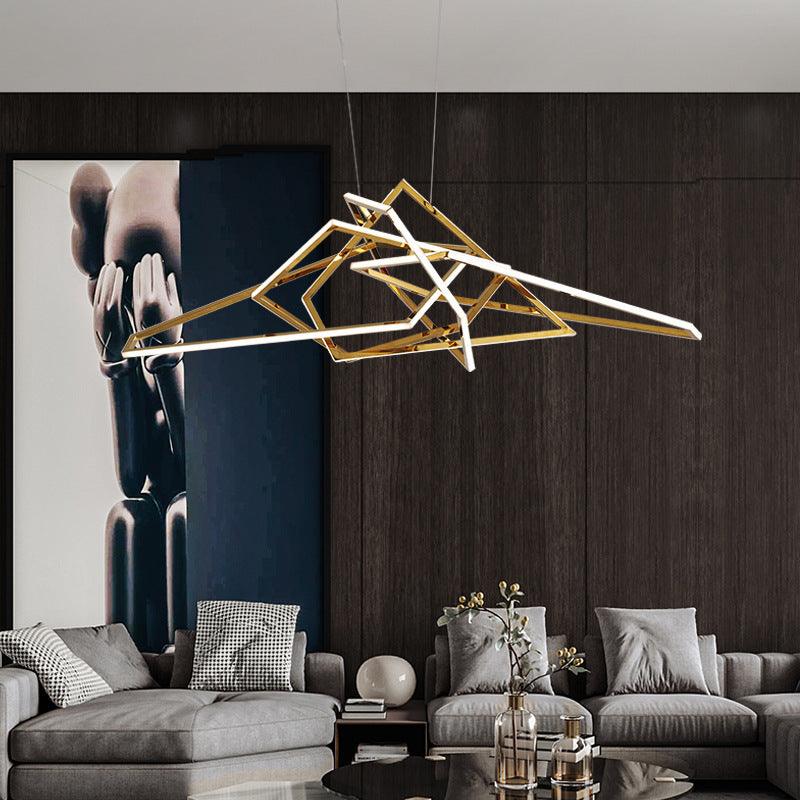 Modern 1000MM Brass Ring LED Chandelier – Warm White
