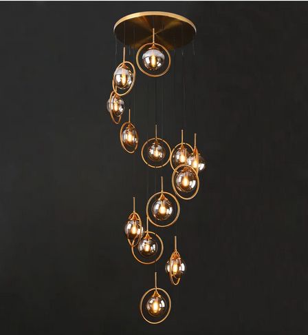 AWARDS 13 LIGHTS DOUBLE HEIGHT CHANDELIER