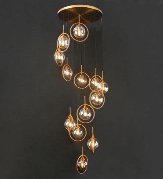 AWARDS 13 LIGHTS DOUBLE HEIGHT CHANDELIER