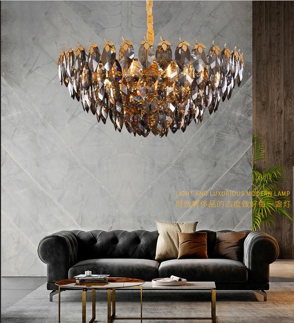 BORGE MODERN LEAF CHANDELIER