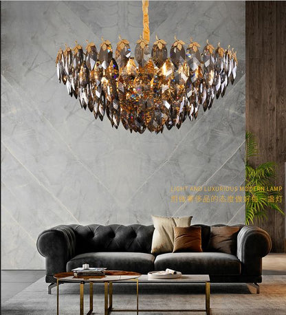 BORGE MODERN LEAF CHANDELIER