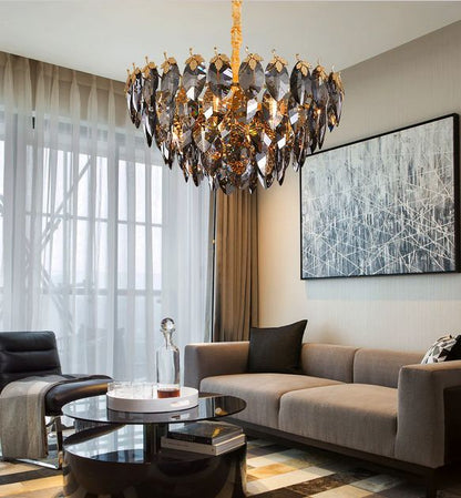 BORGE MODERN LEAF CHANDELIER