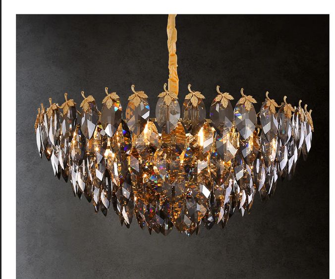 BORGE MODERN LEAF CHANDELIER