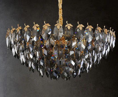 BORGE MODERN LEAF CHANDELIER