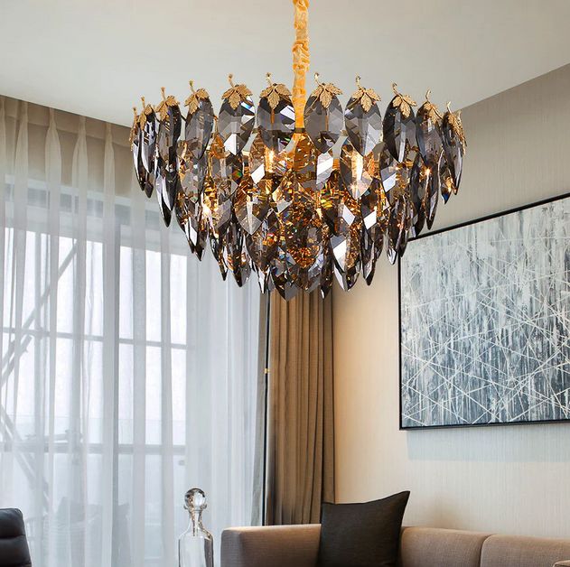 BORGE MODERN LEAF CHANDELIER