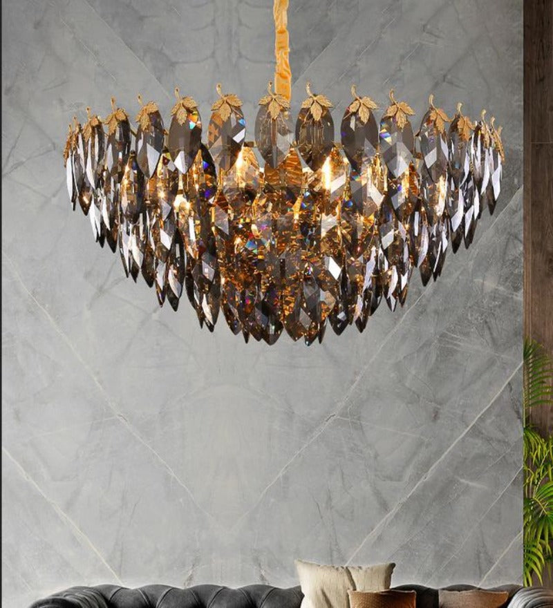 BORGE MODERN LEAF CHANDELIER