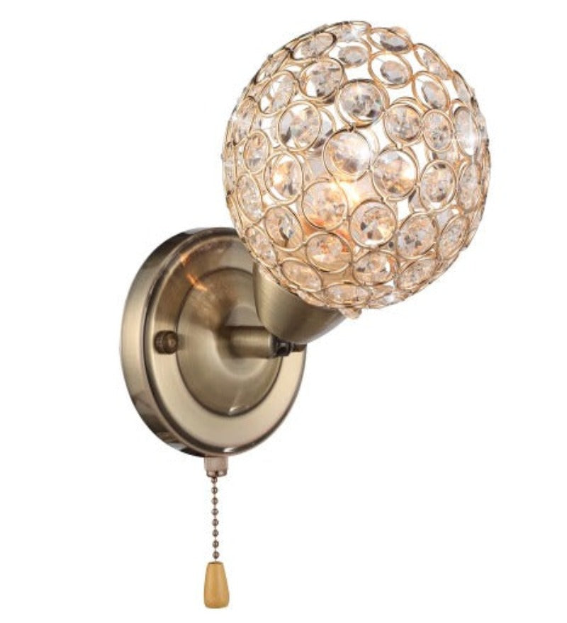 RIBIA Antique Brass Wall Light