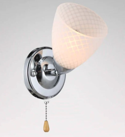 SWILLET Chrome Wall Light With Wire Pulling Switch