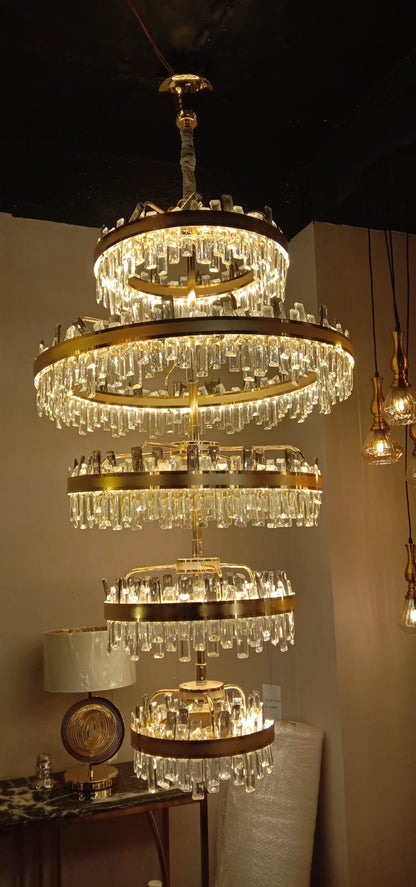 Reflex Modern Double Height Chandelier