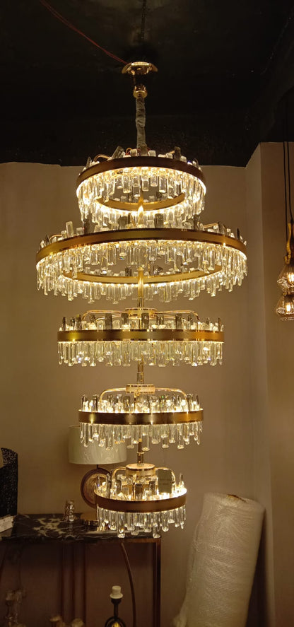 Reflex Modern Double Height Chandelier