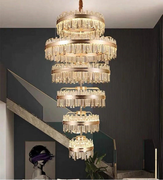 Reflex Modern Double Height Chandelier