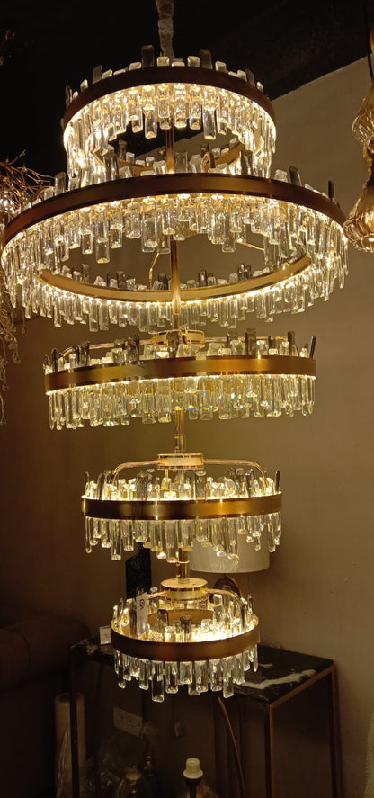 Reflex Modern Double Height Chandelier