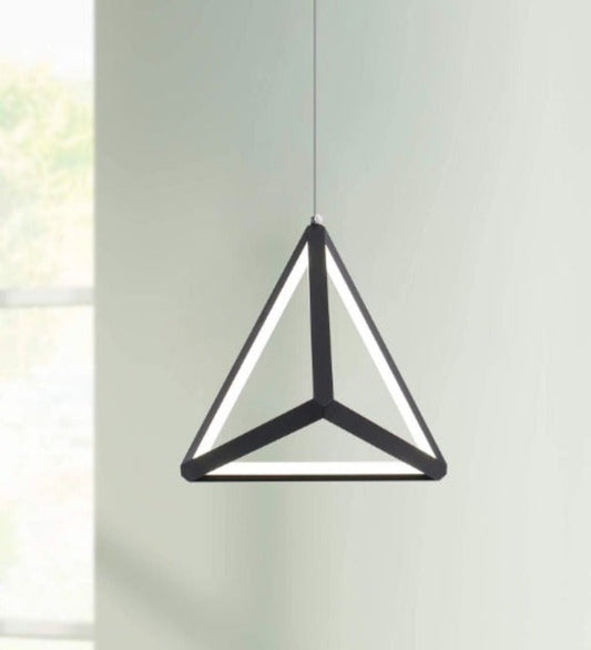 TRIANGLE LED BROWN PENDANT