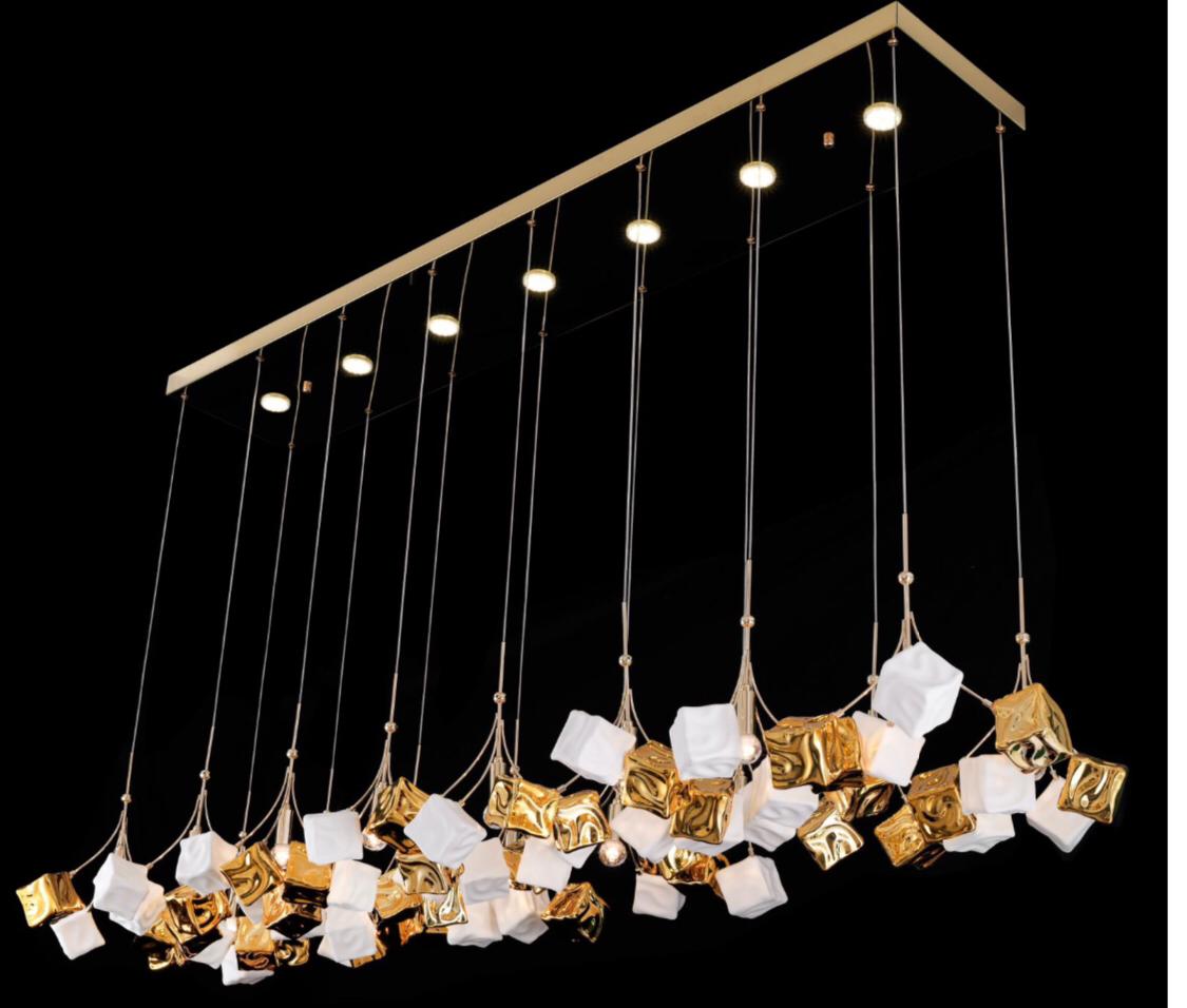 Rowley Designer Linear Chandelier Large