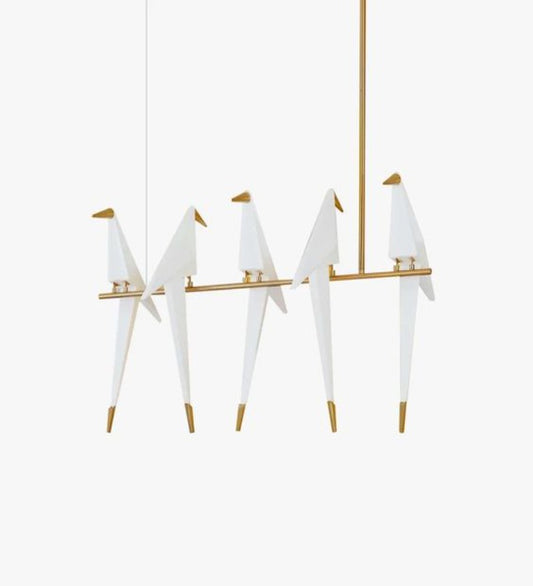 Edie Birds Linear Chandelier